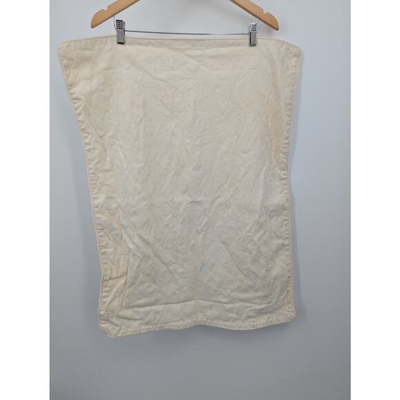 Set of 3 Vintage D. Porthault King Pillowcases Ivory Floral Damask 100% Cotton - Picture 4 of 9